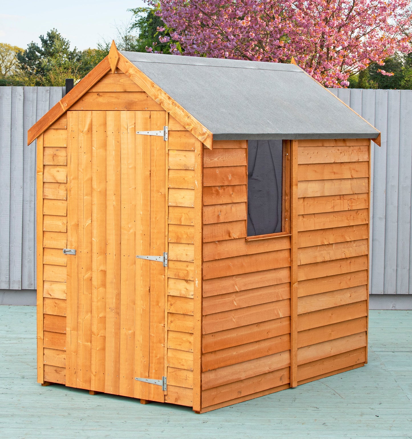 Garden Value Overlap 6 x 4 Shed with Window