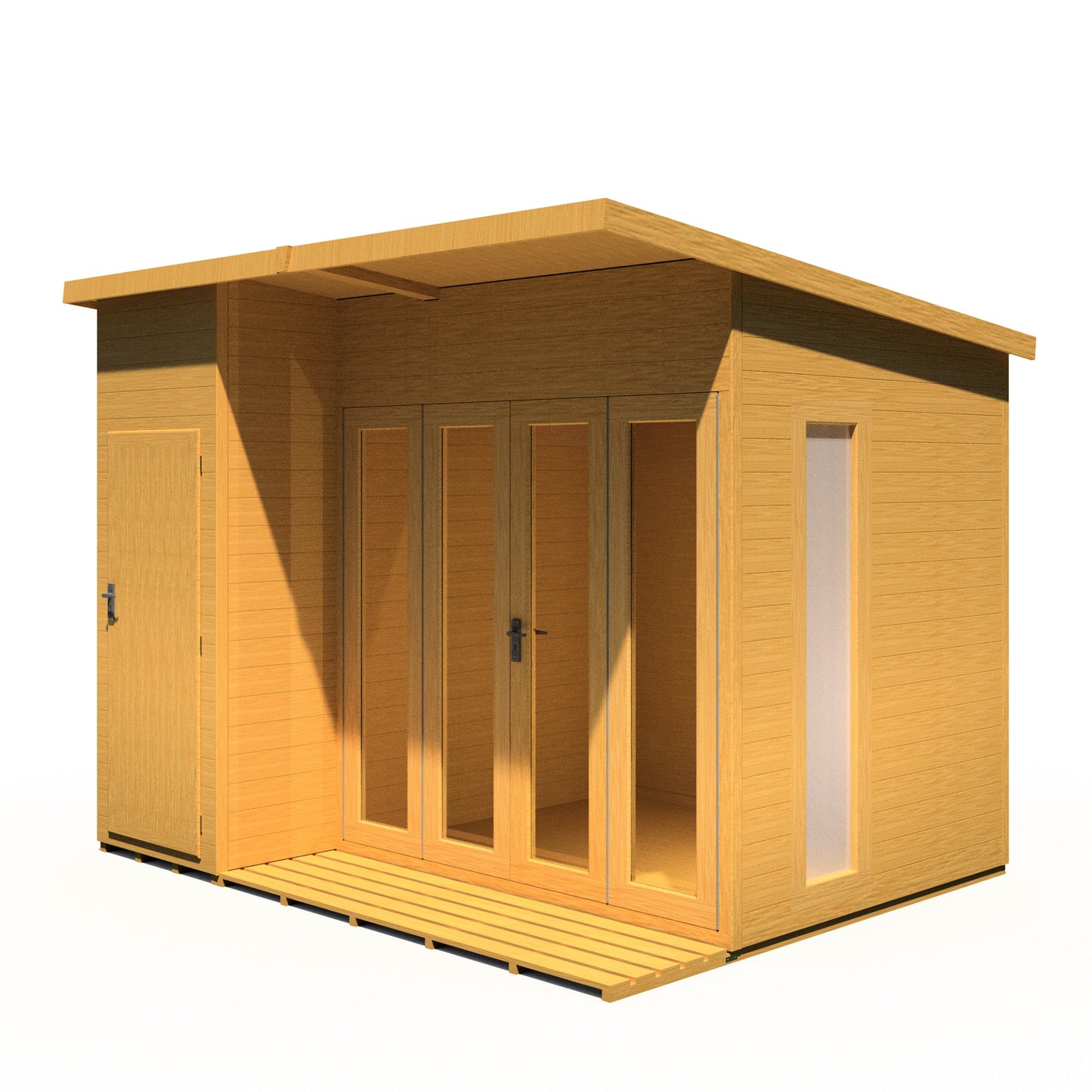 Shire Aster 10x8 Summerhouse Left Hand Store Version
