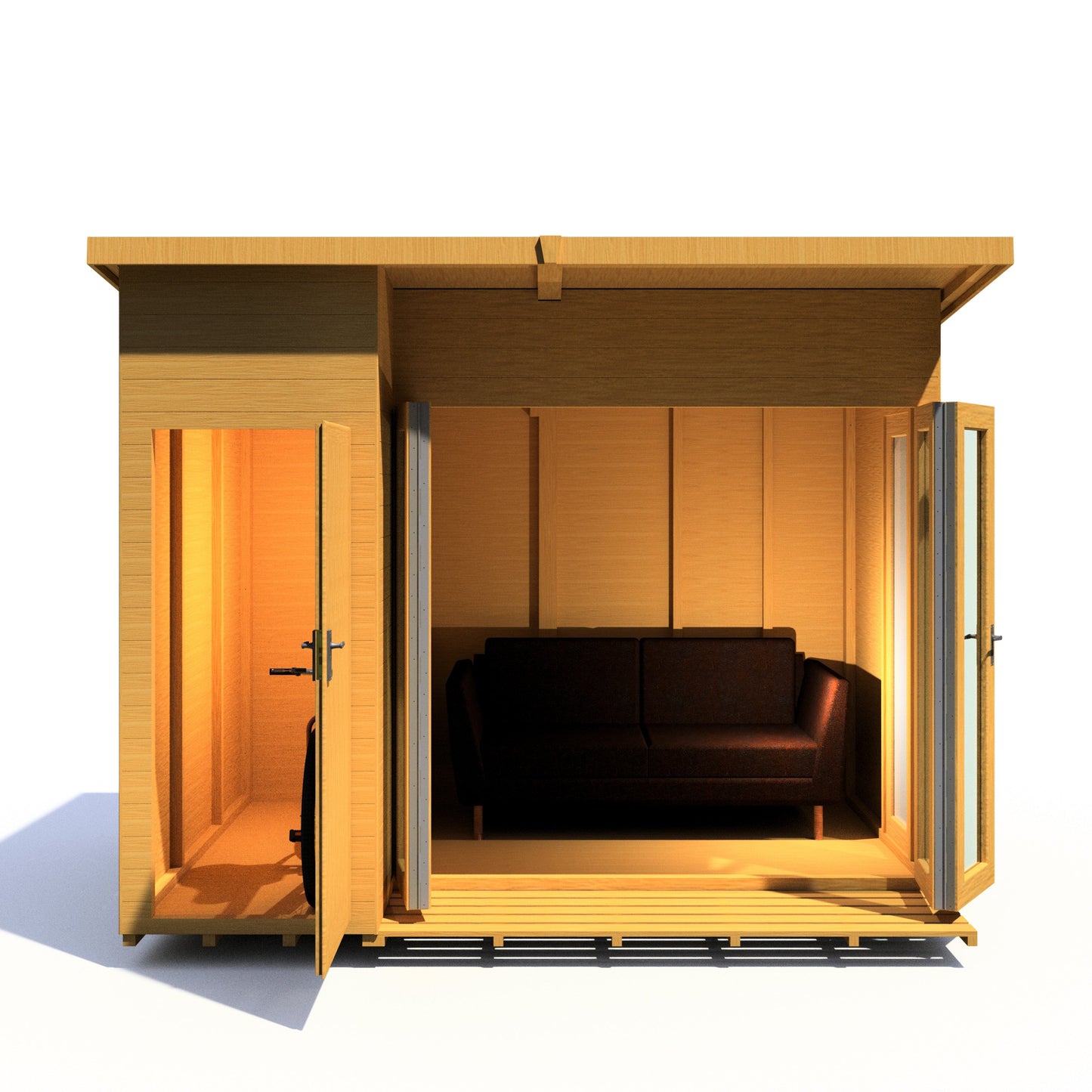 Shire Aster 10x8 Summerhouse Left Hand Store Version