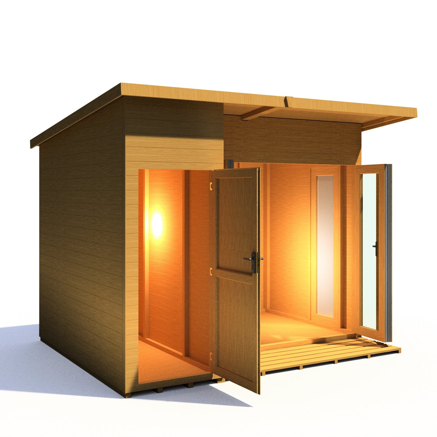 Shire Aster 10x8 Summerhouse Left Hand Store Version