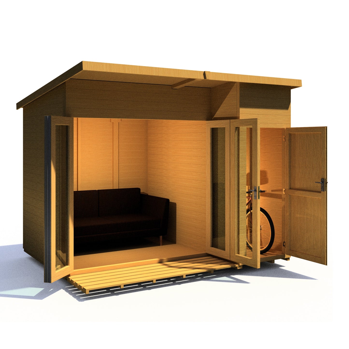 Shire Aster 10x8 Summerhouse Right Hand Store Version