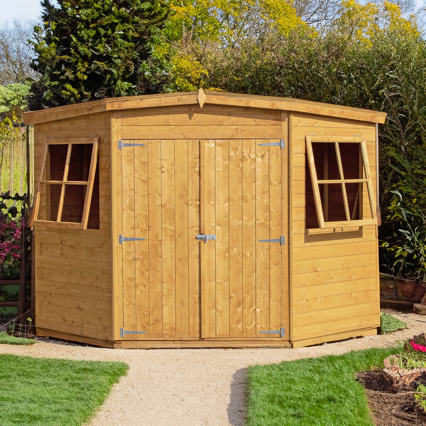 Shire Corner Shed 8x8