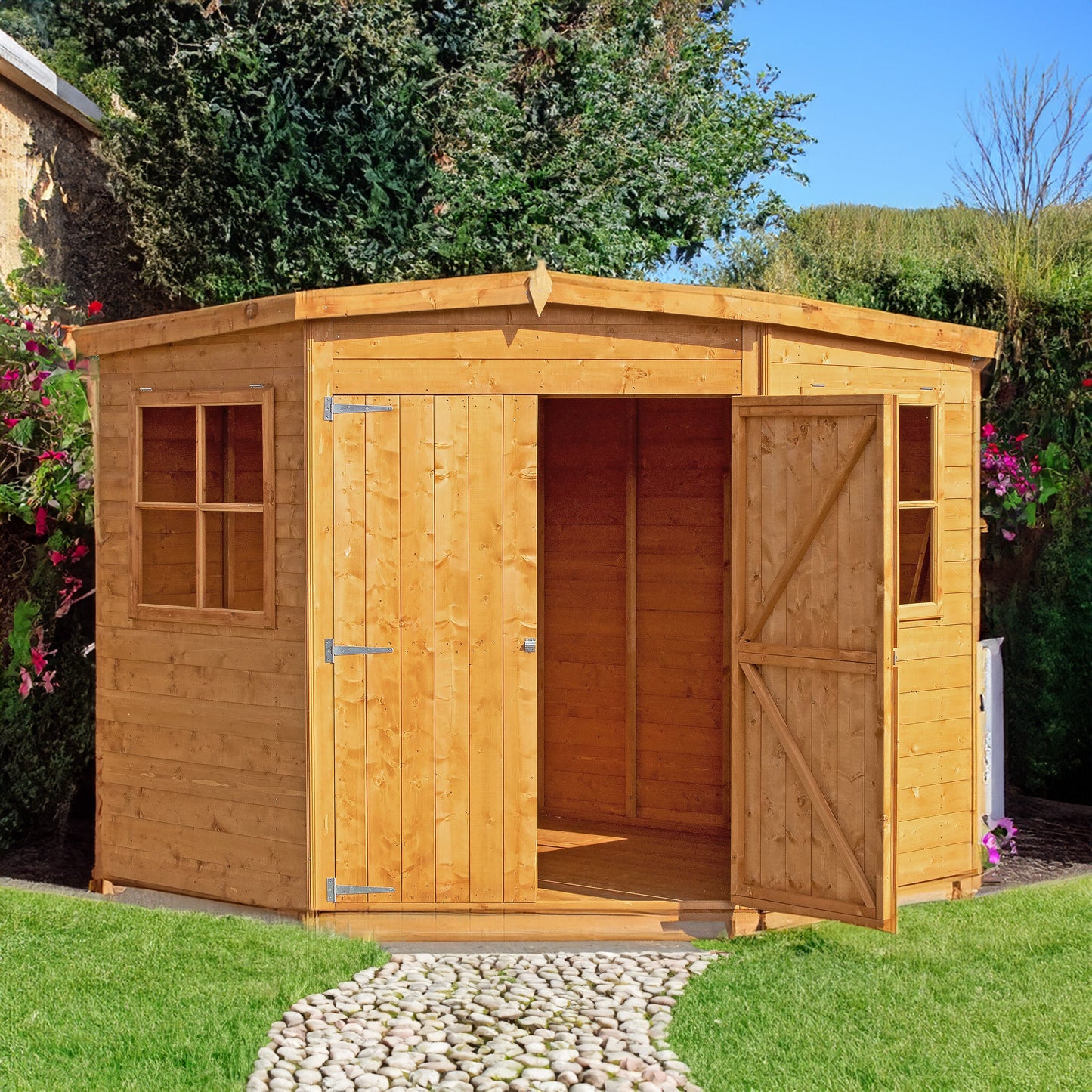 Shire Corner Shed 8x8