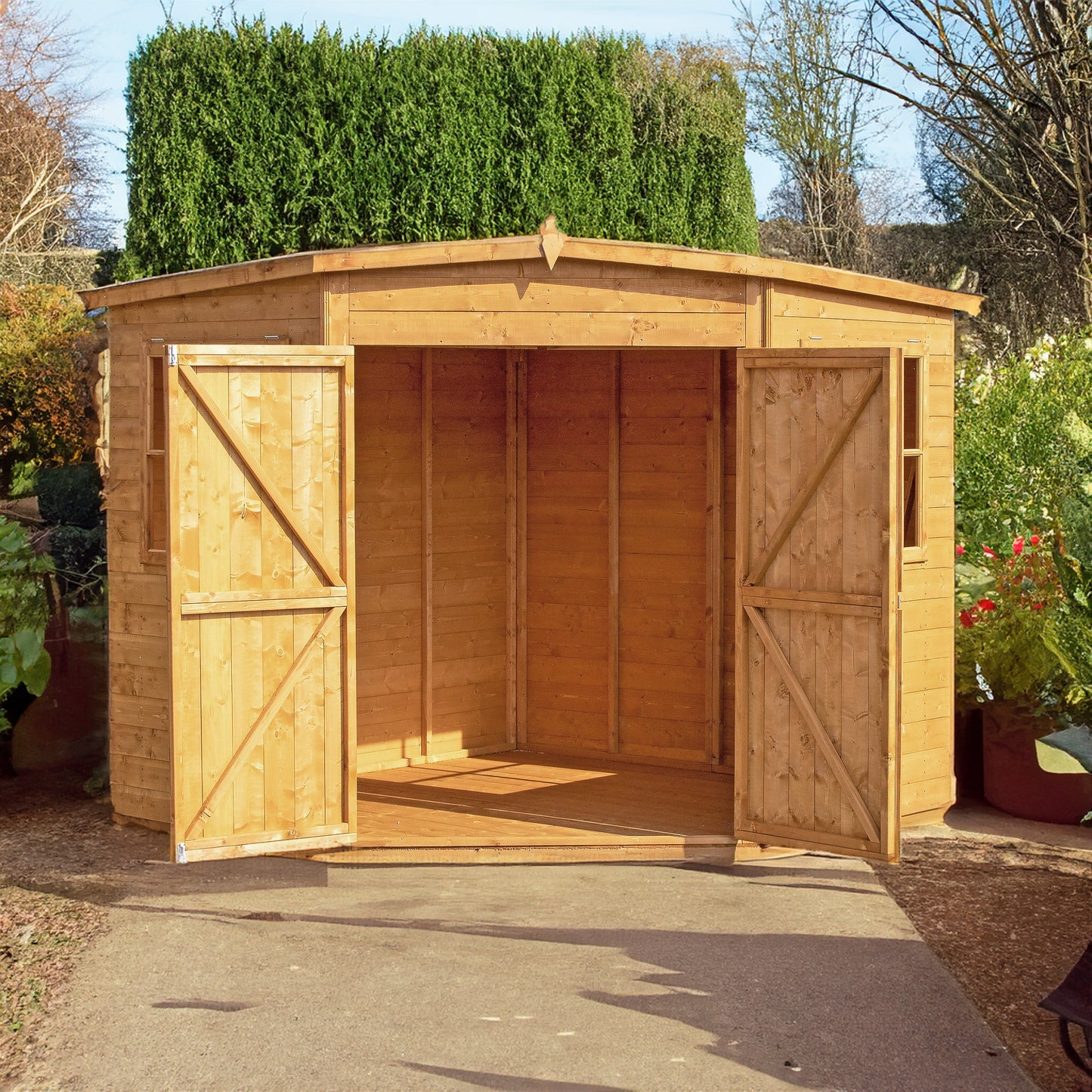 Shire Corner Shed 8x8