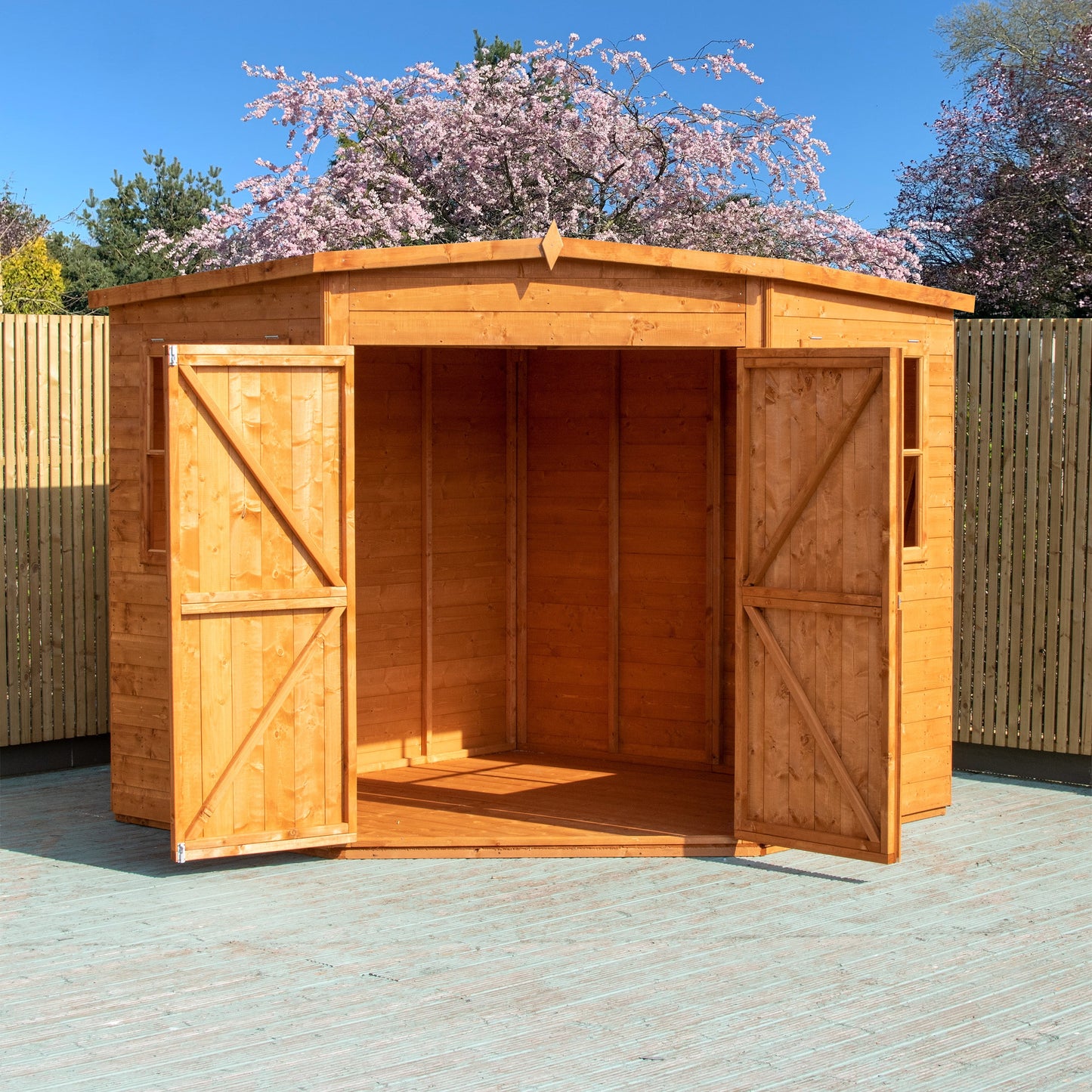 Shire Corner Shed 8x8