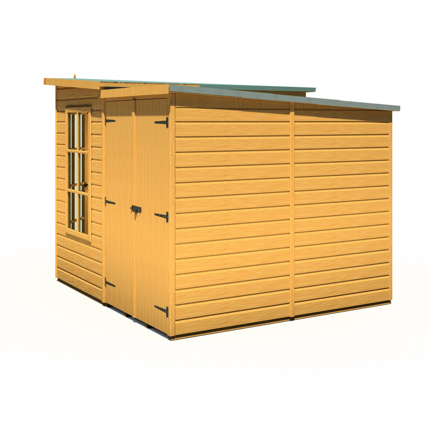 Shire Hampton 8x12 Corner Summerhouse with Side Shed
