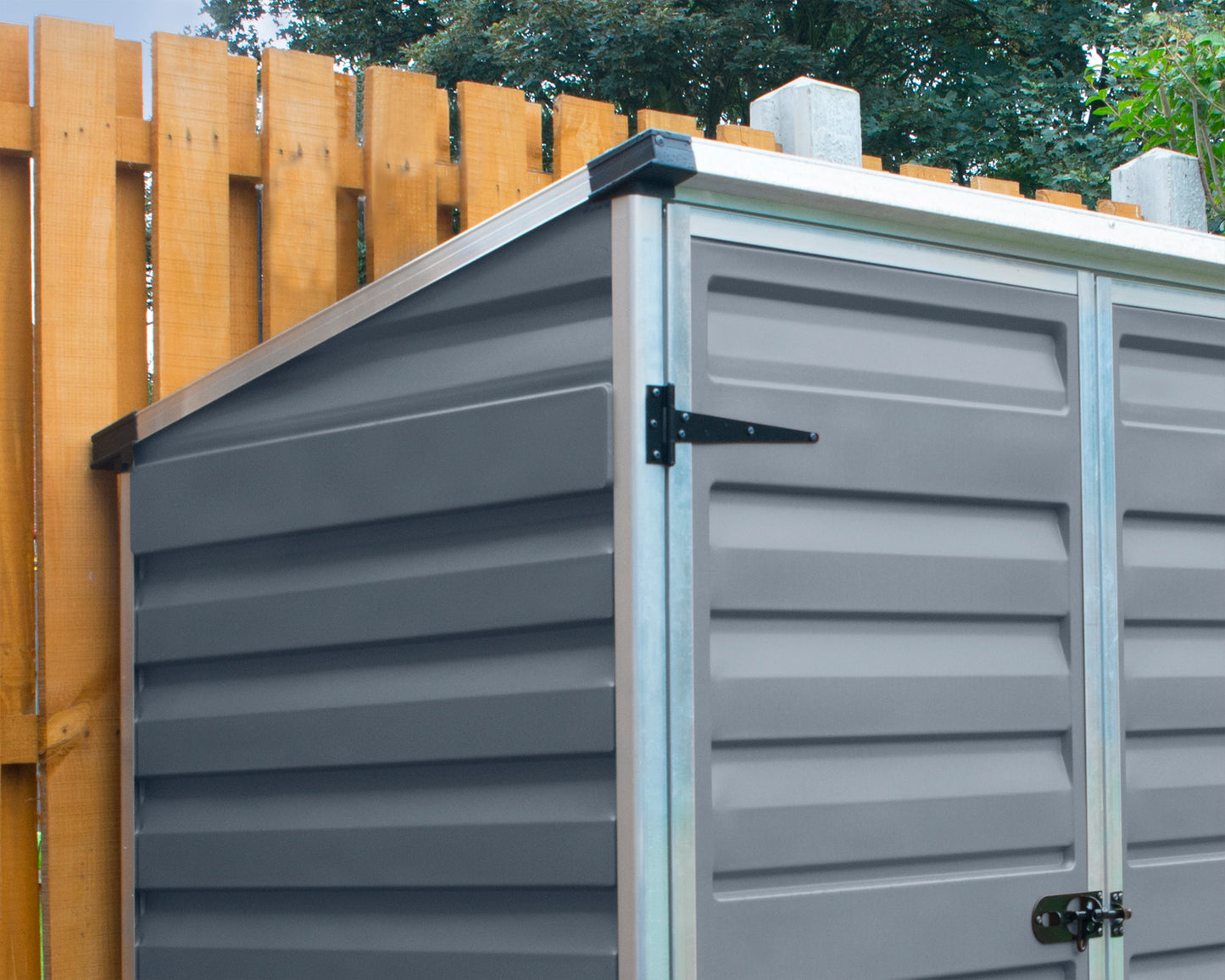 Voyager 3ft. x 5ft. Garden Shed - Grey Polycarbonate Panels