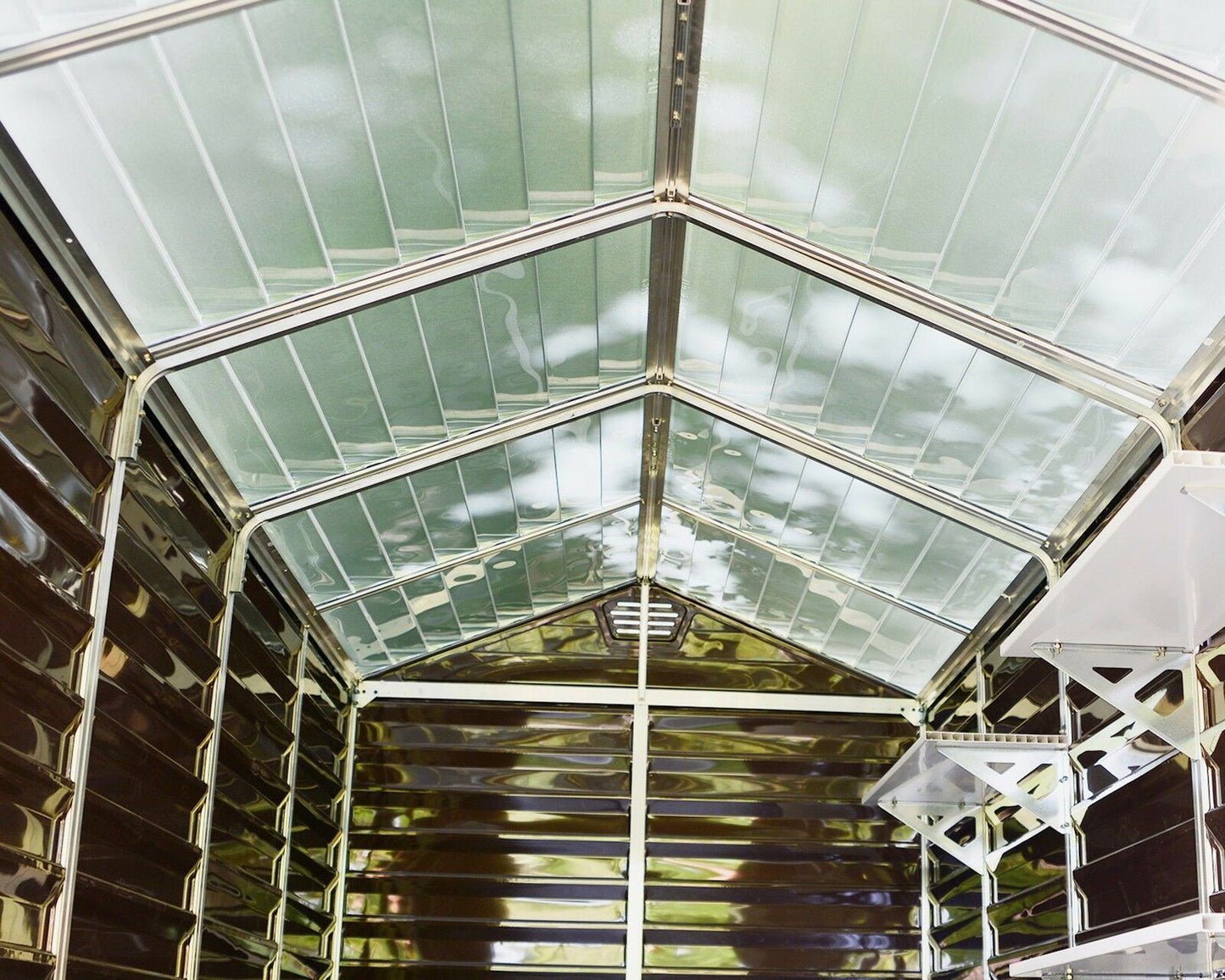 Palram - Canopia Skylight Brown Shed 6x8