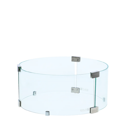 Cosi Fires Cosi round glass set L - Transparent