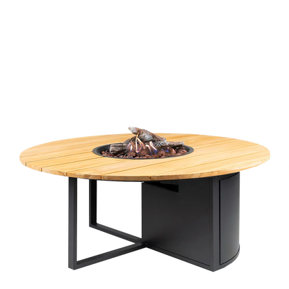 Cosi Fires Cosiloft 120 round black / teak