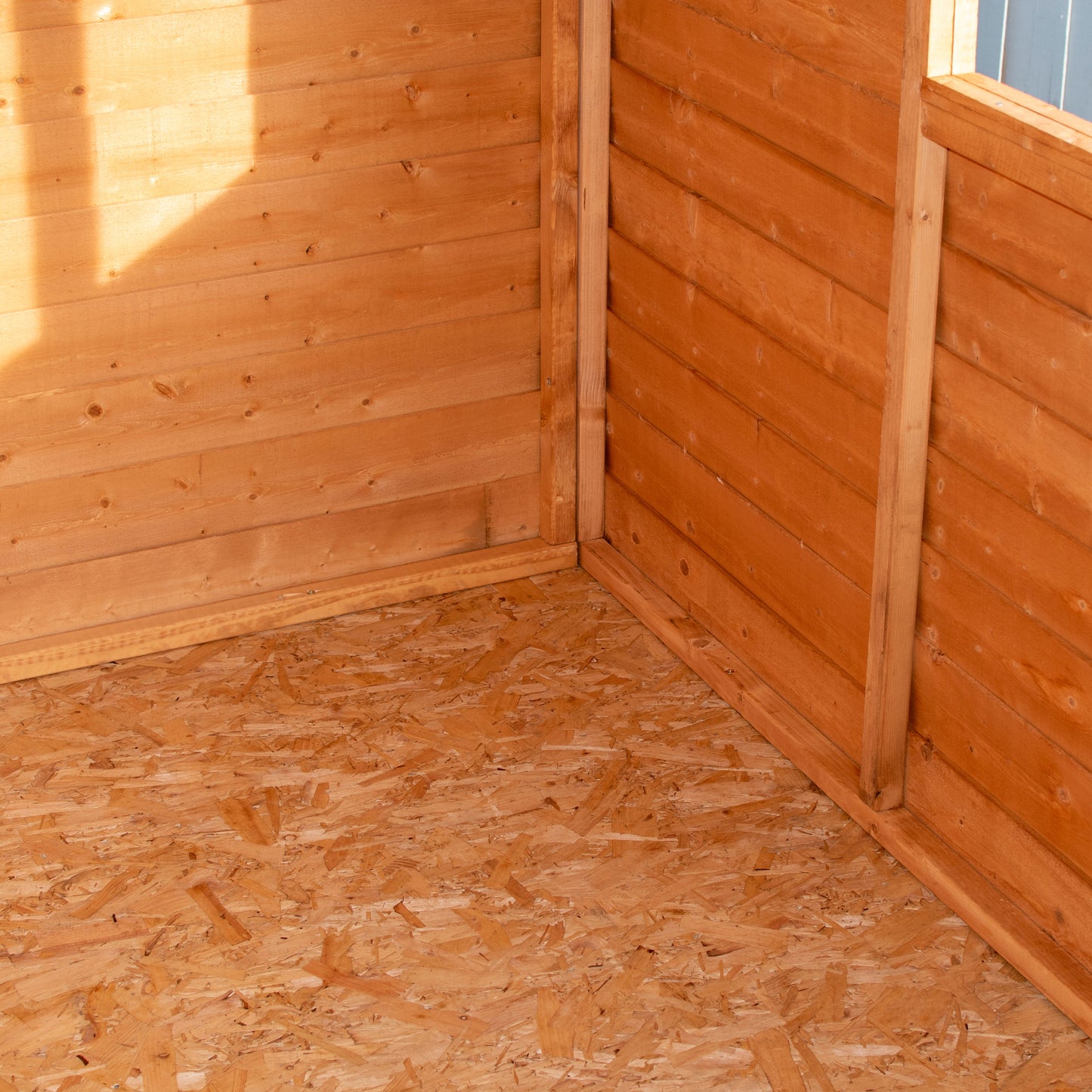 Garden Value Overlap 8 x 6 Double Door Shed With Window