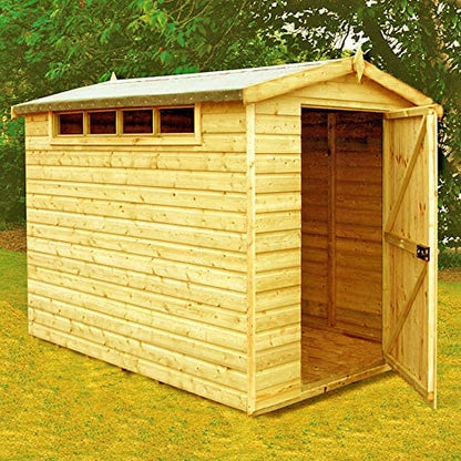 Shire Security Apex 8x6 Single Door Shed