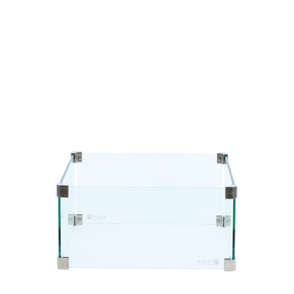 Cosi Fires Cosi square glass set M