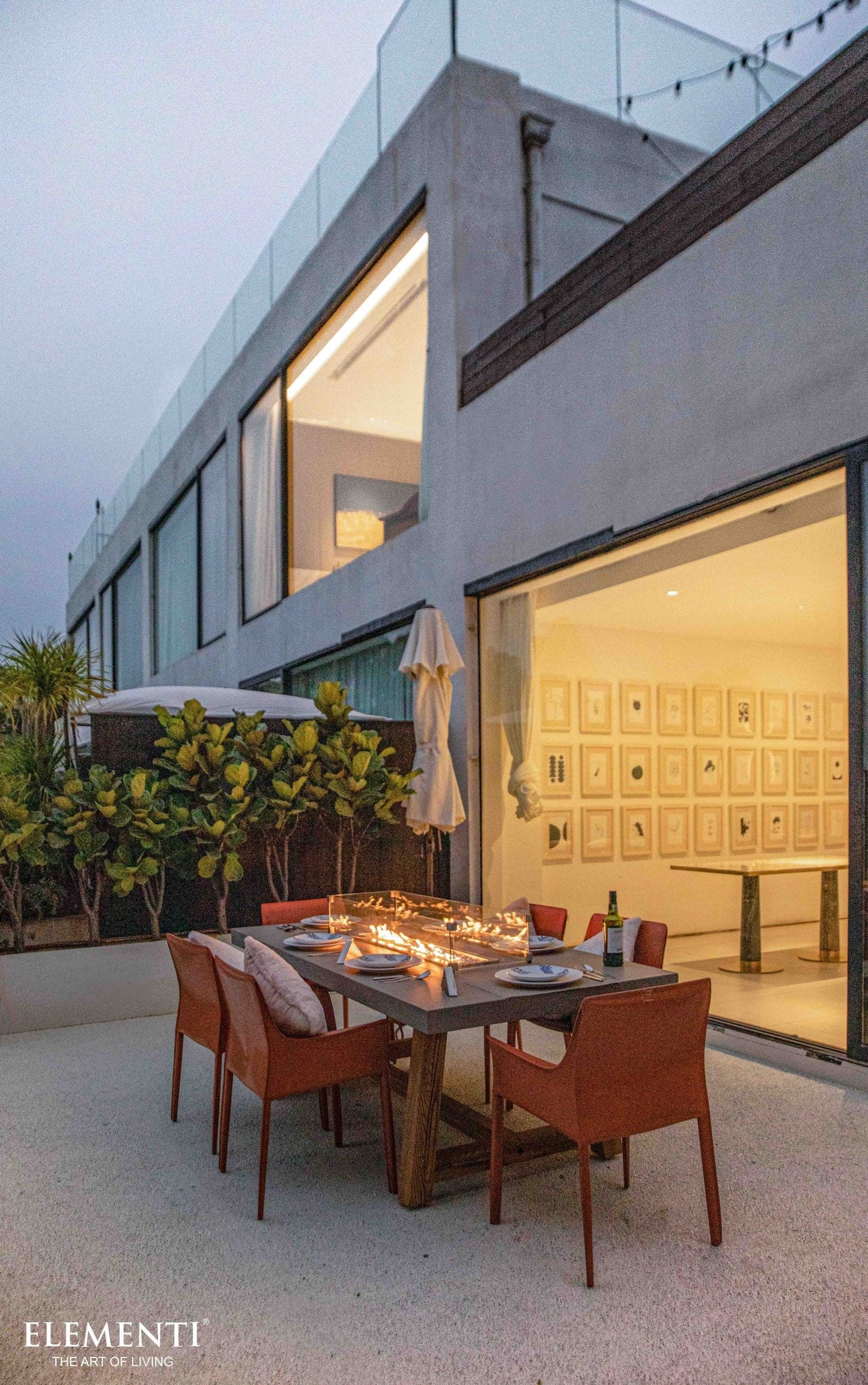 ELEMENTI FIRES SONOMA DINING TABLE