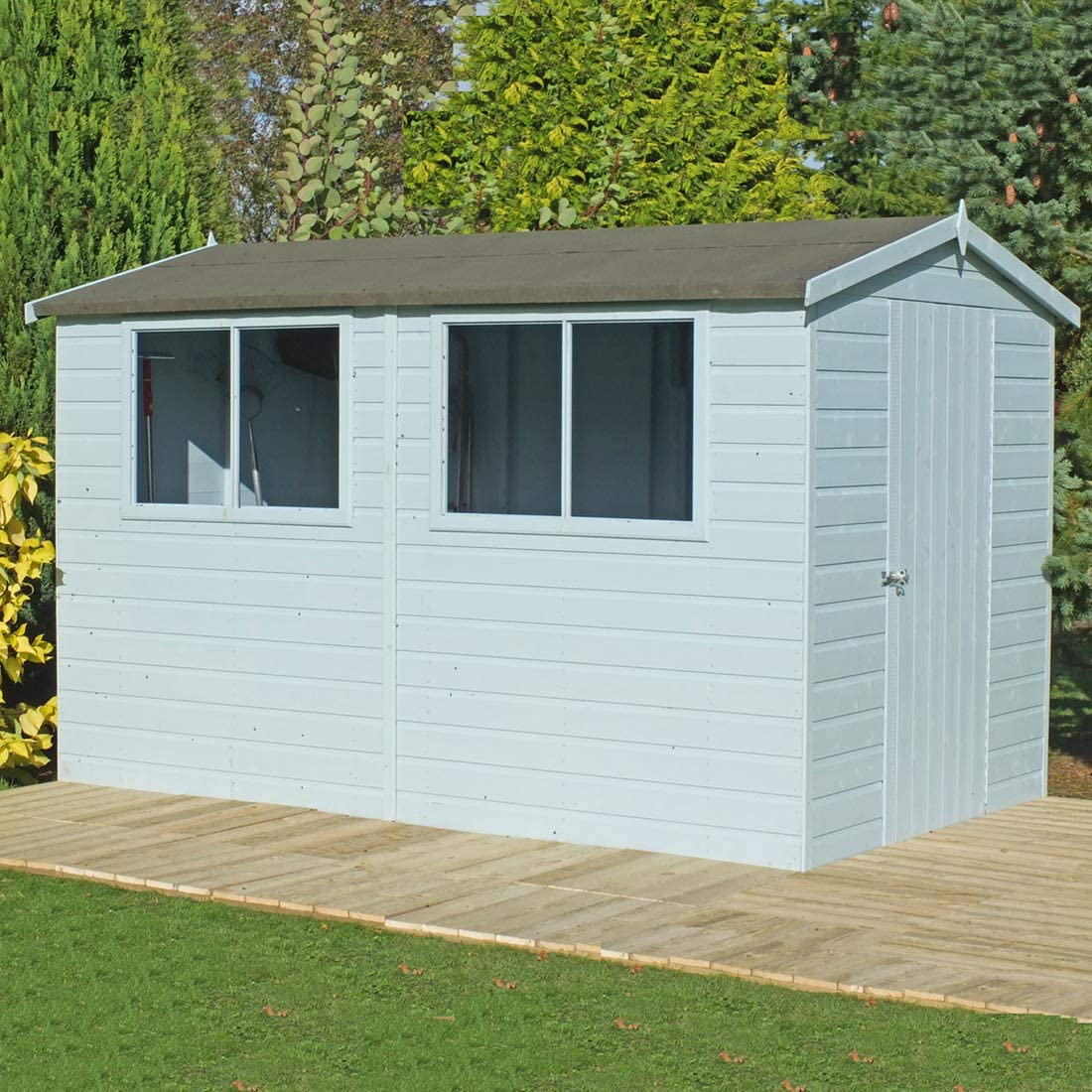 Shire Lewis 10x8 Single Door Shed