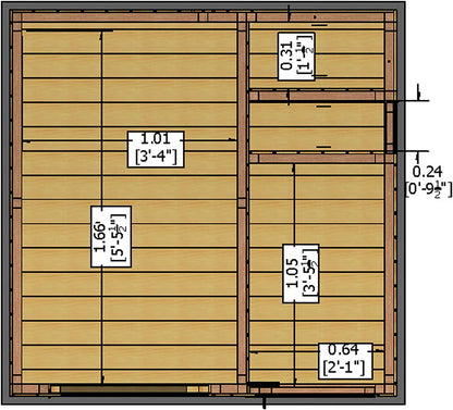 Shire Multi Store Shed 6x6