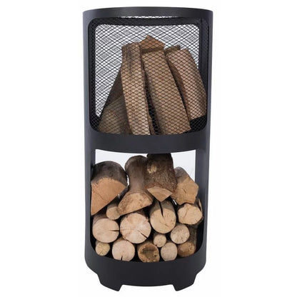 Buffalo Firepit with Wood Storage - Heat Outdoors