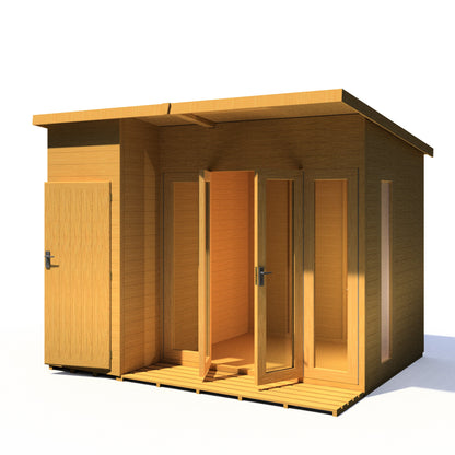 Shire Aster 10x8 Summerhouse Left Hand Store Version