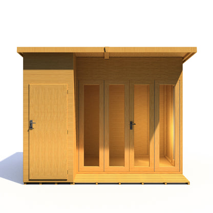 Shire Aster 10x8 Summerhouse Left Hand Store Version