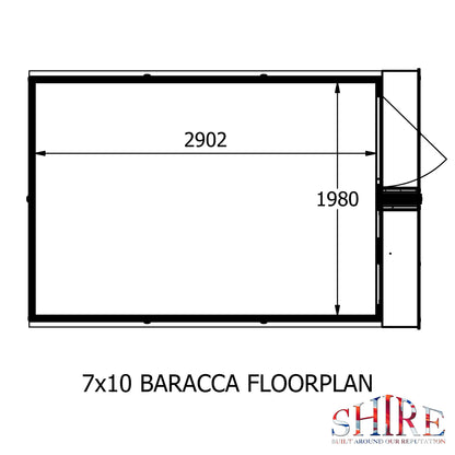 Shire Barraca 7x10 Shed