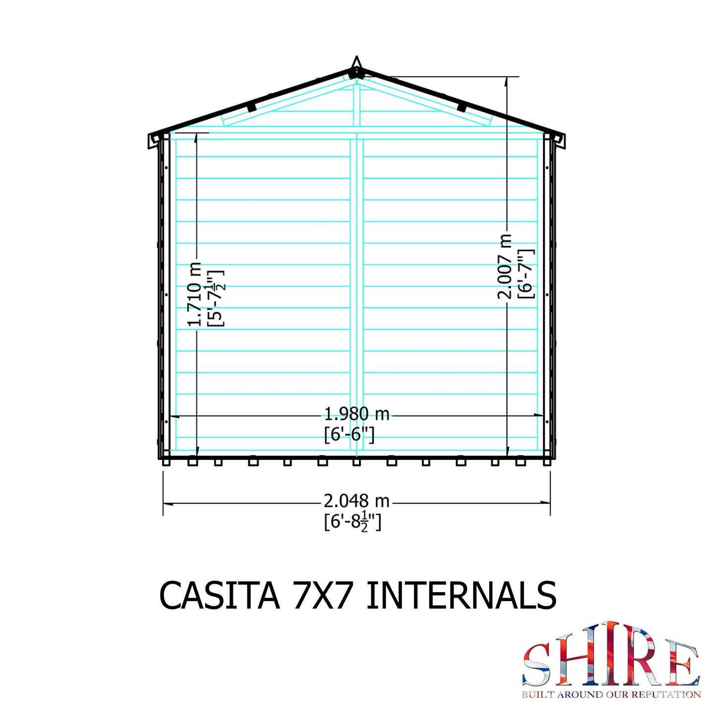 Shire Casita 7x7 Shed / Summerhouse