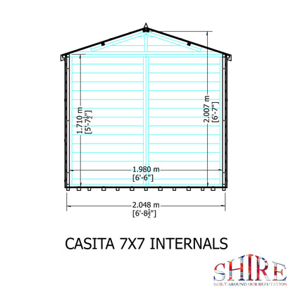 Shire Casita 7x7 Shed / Summerhouse