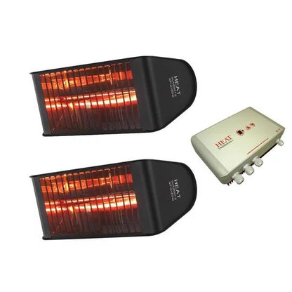 Warehouse Infrared Heater 4.8kW Pack B with Variable Controller - Heat Outdoors- Industrial Heater