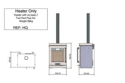 BBQube HeatQube: Heater Only