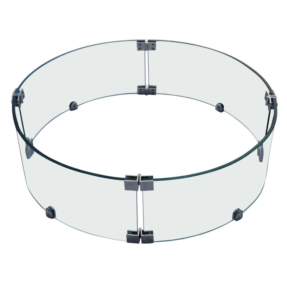 Round Wind Screen-76.6 x 76.6 x 18 cm - Elementi Fires