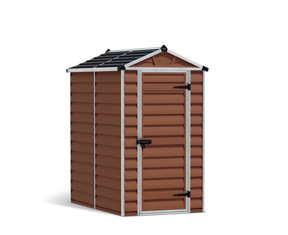Skylight 4ft. x 6ft. Garden Shed - Amber Polycarbonate Panels
