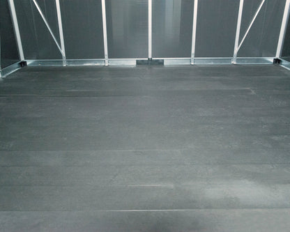 Yukon 11ft. x 13ft. Garden Shed With Floor - Dark Grey Polycarbonate Panels