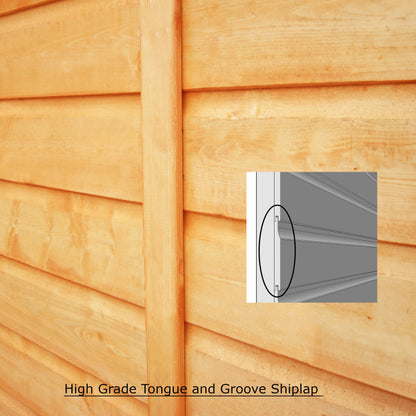 Shire Shetland Shiplap Apex Shed 6x4