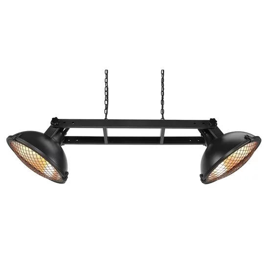 Shadow Diffusion Double Hanging Lamp 3.0kW Patio Heater - Heat Outdoors