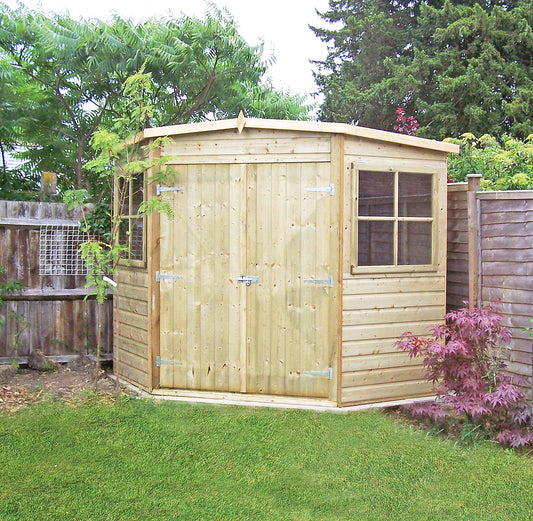 Shire Corner Shed Pressure Treated 8x8