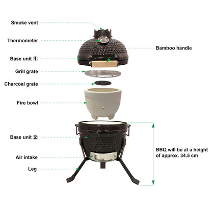 Alfresco Kamado Lite - Pizza oven