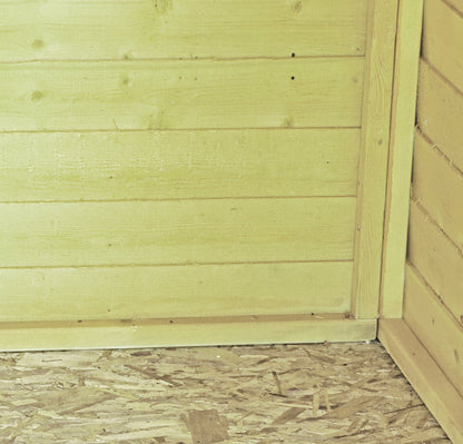 Garden Value Overlap 6 x 4 Pressure Treated Shed