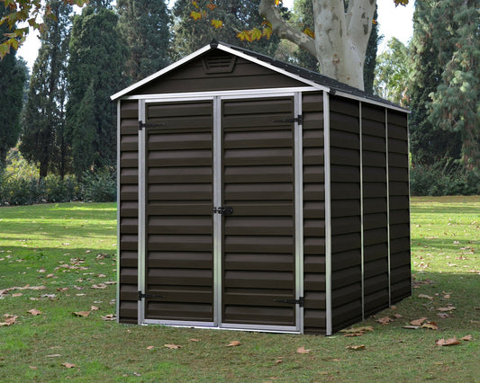 Palram - Canopia Skylight Brown Shed 6x8